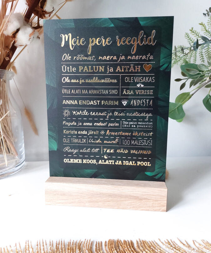 Family rules /leafs  Image