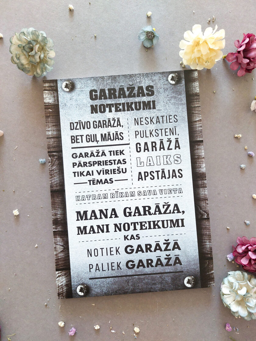 Garāžas noteikumi Image