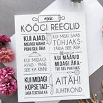 köögi reeglid Image