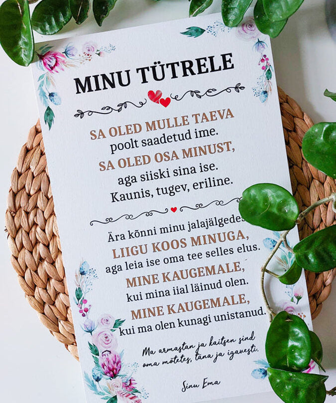 Minu tütrele Image