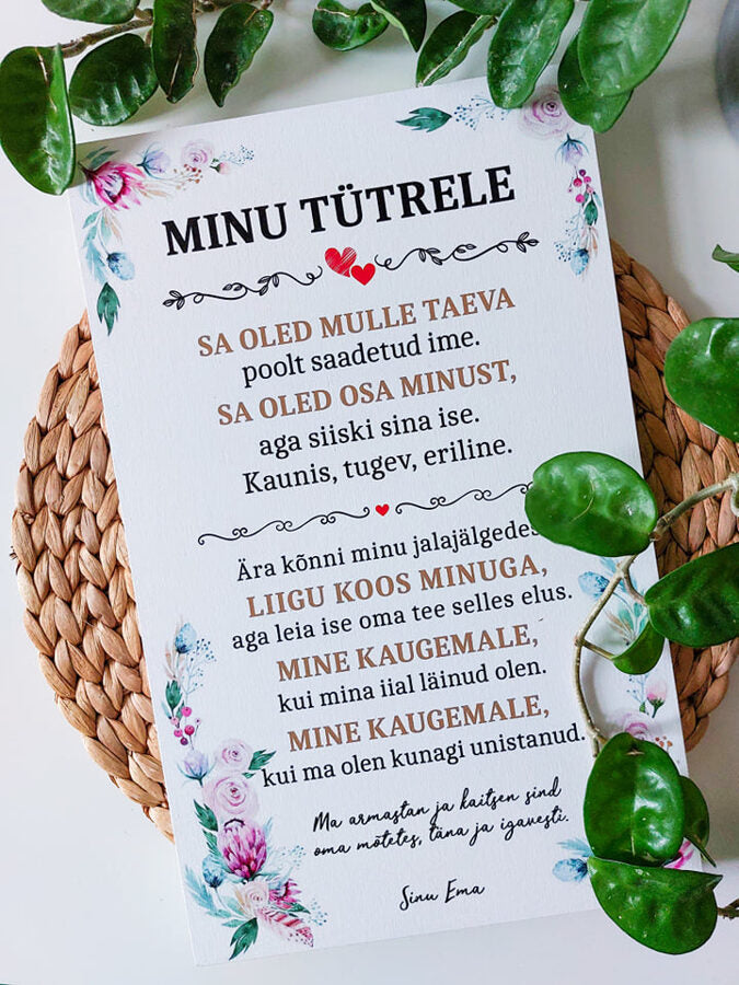Minu tütrele Image