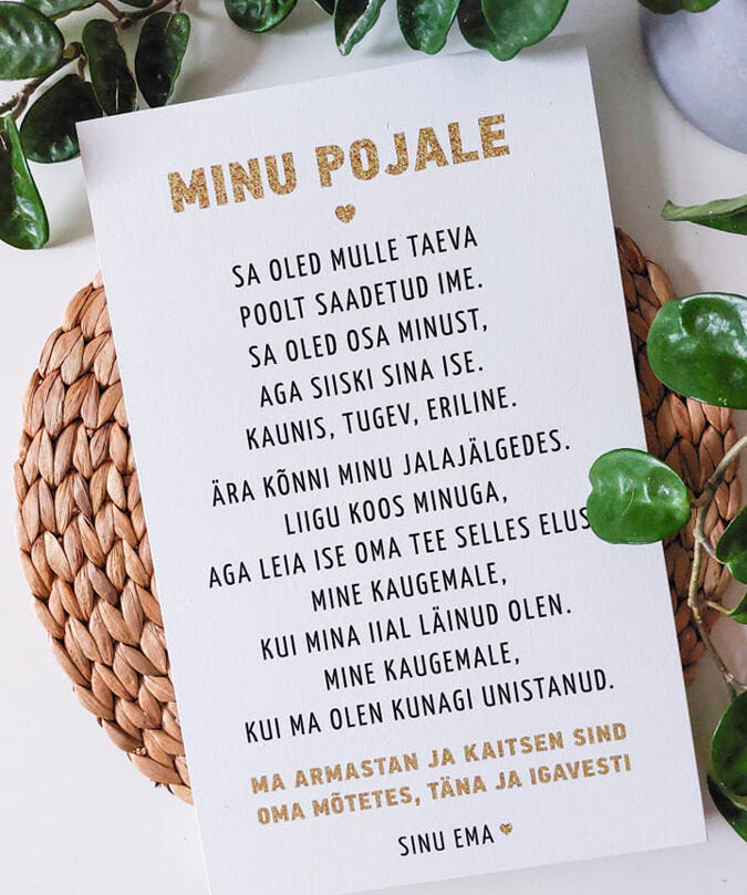 Minu pojale Image