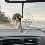 Personalizē savu mašīnas piekariņu ar foto