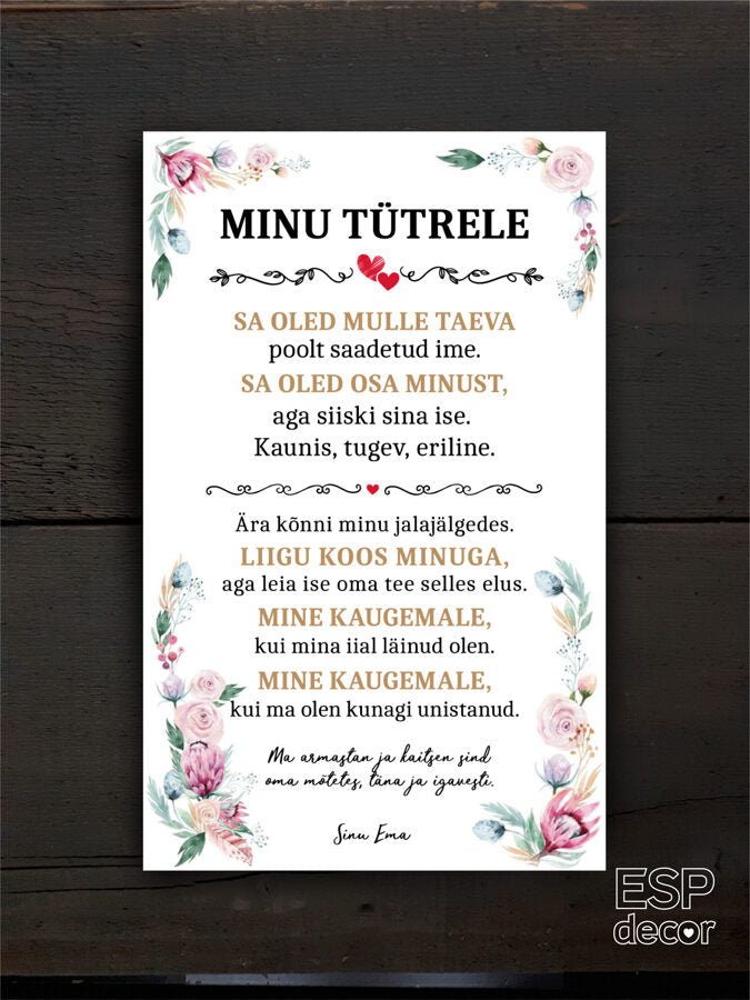 Minu tütrele Image 4