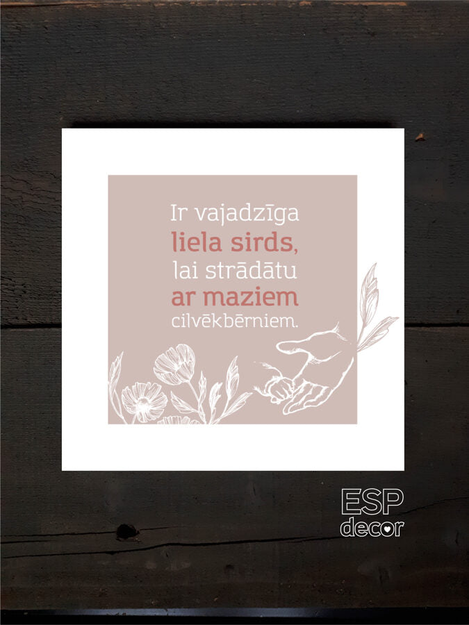 Liela sirds /rokas Image