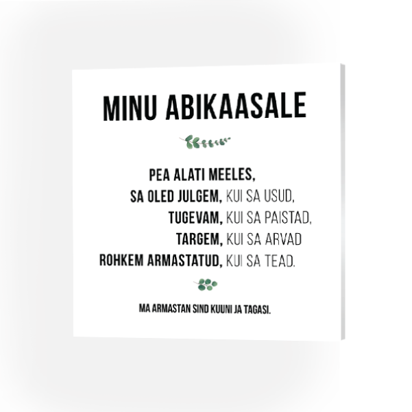 Minu abikaasale Image 2