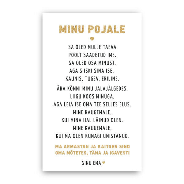 Minu pojale Image 2