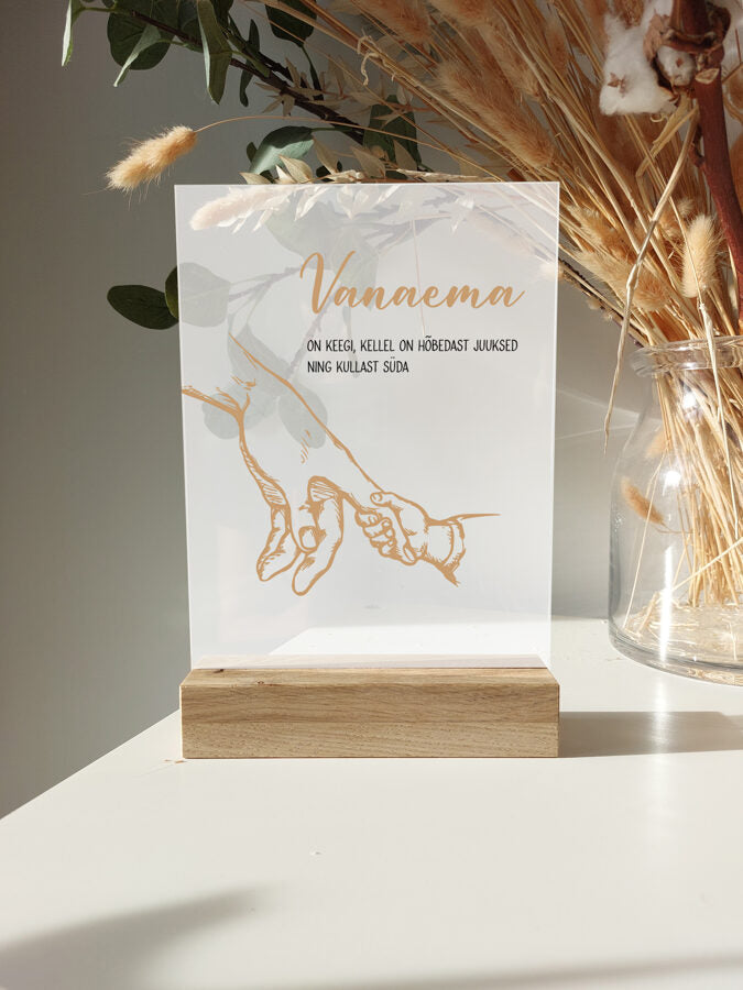 Vanaema/frosted glass Image